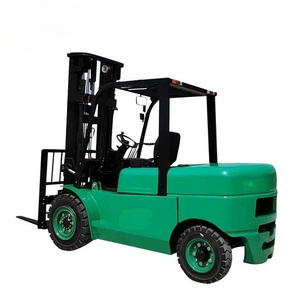 Used Portable Electric Hydraulic Forklift Curved Arm Board Loading <strong>Unloading</strong> Lifting <strong>Stacking</strong> Handling Truck Diesel Engine - Product Image 3