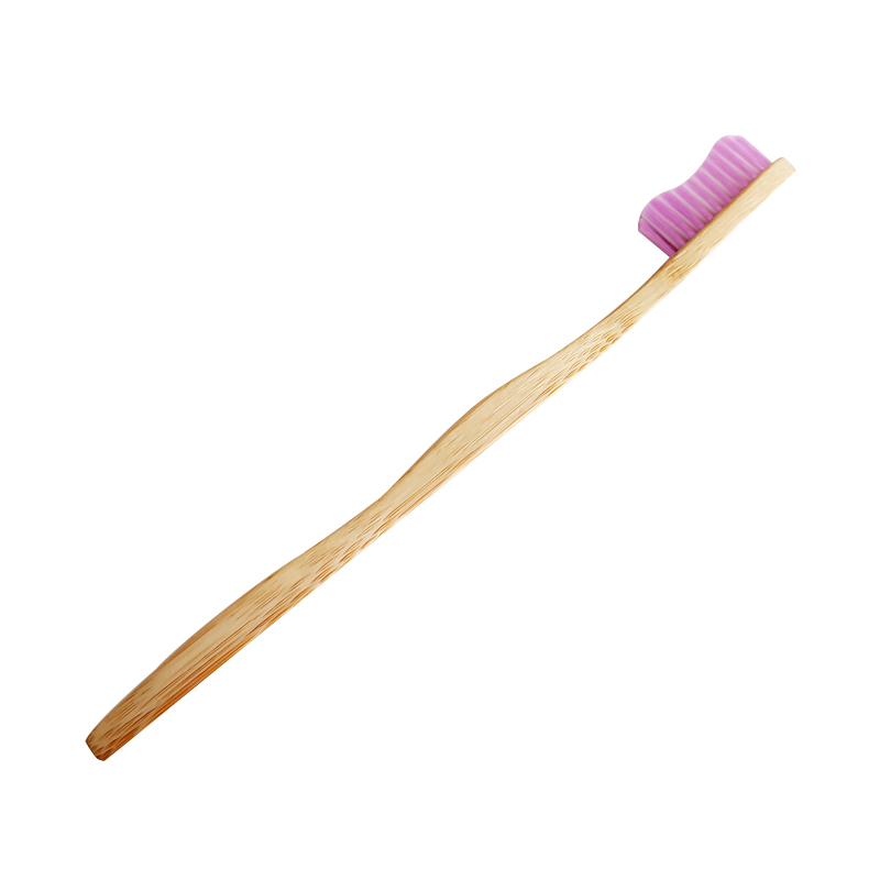 Custom Logo Biodegradable Eco-friendly Natural Soft Bristle Wooden Bamboo Toothbrush