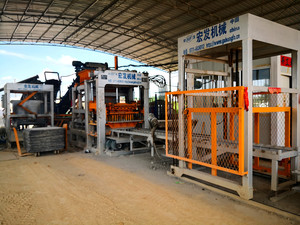 <strong>QT8</strong>-15D Fully Automatic Cement Concrete <strong>Block</strong> Color Paving <strong>Block</strong> Brick <strong>Machine</strong> Construction Road Brick Production Line - Product Image 6