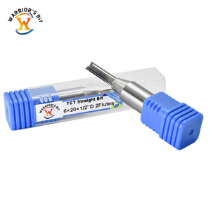 Özelleştirilebilir 1/2 "1/4" Shank CNC Router Bit MDF ahşap kesme freze için 2 flüt TCT düz Bit ahşap için kesici yönlendirici OEM - Product Image 3