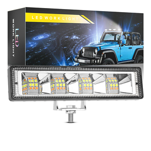 6 אינץ' <span class=keywords><strong>12V</strong></span>-24V לרכב <span class=keywords><strong>LED</strong></span> פנס עבודה בר זרקור זרקור נהיגה מנורת ערפל <span class=keywords><strong>Led</strong></span> בר 72W אור עבודה עבור 4x4 משאית שטח טרקטור סירת - Product Image 3