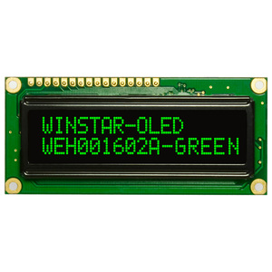 16x2 COB <span class=keywords><strong>OLED</strong></span> caratteri WEH001602A temperatura di funzionamento-40 °C + 80 °C strumento industriale