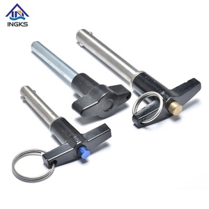 In Stock T Head with Ring Button Handle <strong>Quick</strong> Release Ball <strong>Lock</strong> Spring <strong>Pin</strong>