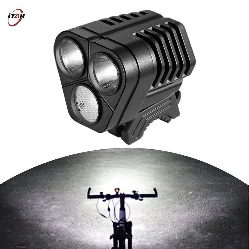 Oem Accesorios Luces Para Bicicleta Luz De 3600Lm XML2 Led 30W High-Low Beam Ip66 Cycle Accessoires de vélo Lumières de vélo légères