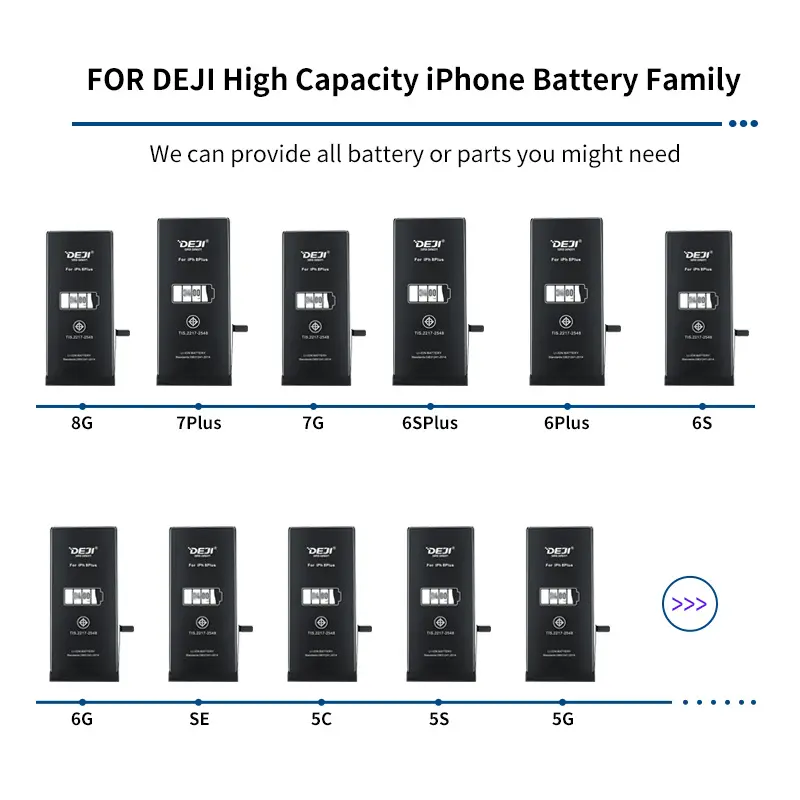 दोहरी आईसी मजबूत प्रतिस्थापन बैटरी एप्पल iPhone 4 के लिए 4 एस 5 5 एस 5C एसई 6 7 8 प्लस X XR XS अधिकतम 11 प्रो SE2