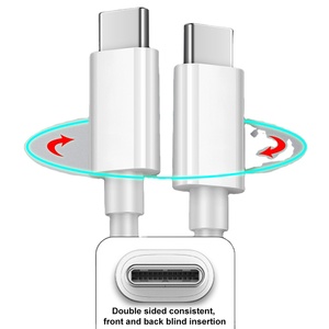 3フィートUSBC-USBCケーブルコードiPhone1615Samsung用1メートル急速充電USBC充電ケーブル - Product Image 1