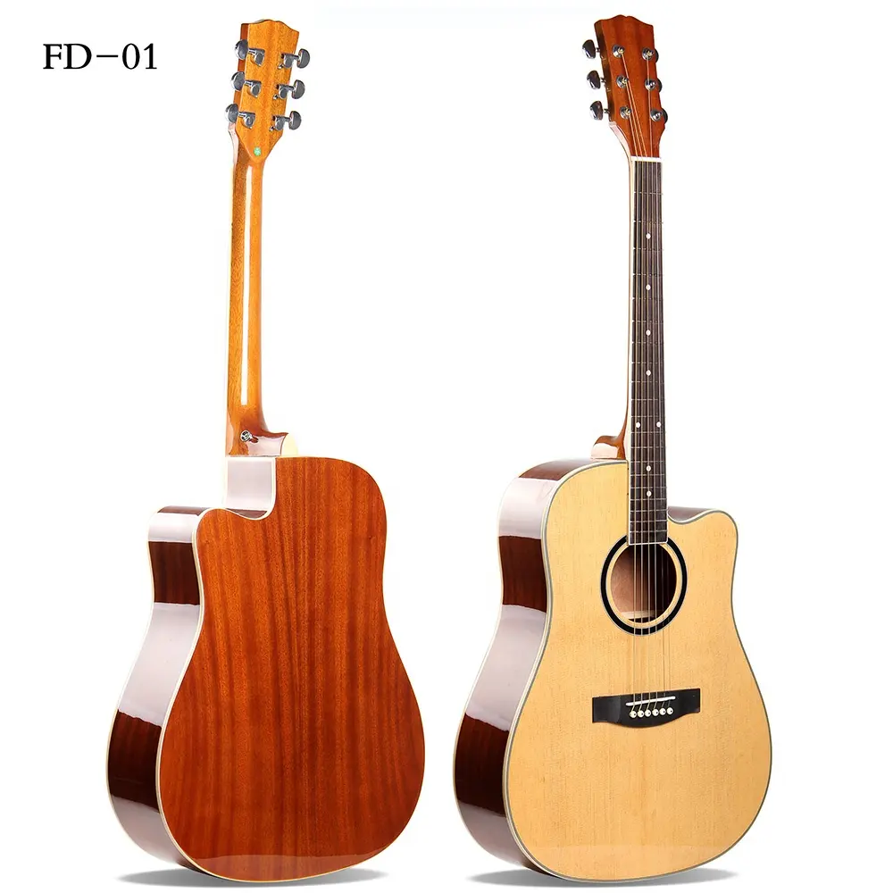 FD-01 A Buon Mercato 41 Pollici Chitarra Acustica Strumenti Musicali Per La Vendita