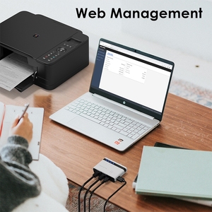LANポート有線プリントサーバー付きワイヤレスWiFi USBプリンターサーバーネットワーク - Product Image 5