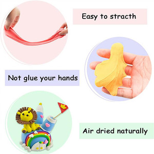 Foska多色 & その他の楽しいソフト & 超軽量モデリング男の子用女の子用クレイキット彫刻ツールと余分なジップロックバッグ付き子供 - Product Image 5