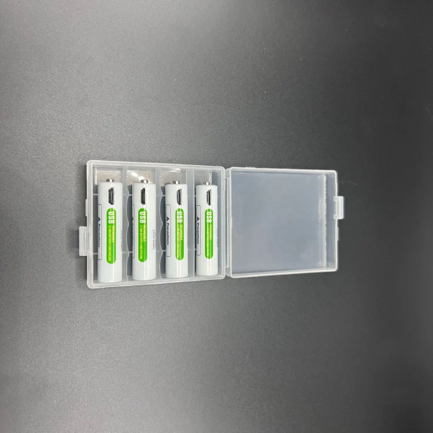 Micro batterie ricaricabili agli ioni AAA batteria ricaricabile al litio Aaa batteria per microfono di ricarica Usb
