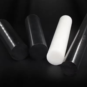 שחור לבן קודית פלסטיק, מוט ניילון מוט מוט מוט בר לחתוך מותאם אישית 5 מ "מ-220 מ" מ - Product Image 3