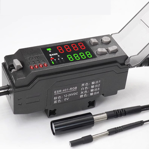 Sensor de reconocimiento de color de alta precisión, salida multicanal de cuatro vías, RGB, fuente de luz de tres colores, Sensor de código de color, ESR-401-RGB - Product Image 2