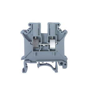 Barra de conexión rápida resistente al fuego de plástico de alimentación a través de wireelectric cobre abrazadera de tornillo para carril din conector bloque de terminal - Product Image 2