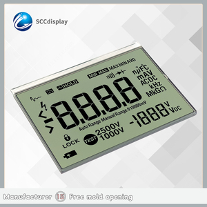 Display monocromatico ad alto contrasto a 7 segmenti TN positivo personalizzato SJXD158787C eccellente Smart Meter Display moduli LCD - Product Image 5