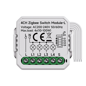 YiHi00 Zigbee 10A 4 canali Smart Switch modulo Zigbee Tuya SmartSwitch modulo relè interruttore per automazione domestica intelligente - Product Image 1