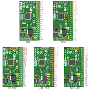 16CH 5 in 1 <strong>Modbus</strong> Rtu Digital IO <strong>Module</strong> RS485 NPN PNP DI-DO Pin Core Board Switching Input <strong>Output</strong> PLC HMI Remote IO Expanding - Product Image 4