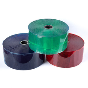 Bule Transparent <strong>PVC</strong> Curtain/ Soft <strong>PVC</strong> Curtain Strip Roll - Product Image 1
