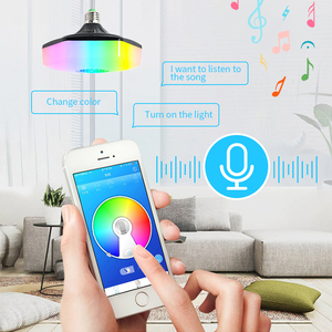 新着リモコン天井スマートナイトRgb18wE27コブLED音楽電球ライト - Product Image 6