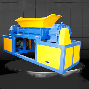 Bag Crushing Grinding Crusher Double Shaft Waste <strong>Tire</strong> Rubber Plastic Metal <strong>Scraps</strong> Shredder Cutting Machine - Product Image 3