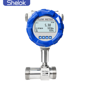 Ip67 2 Digital tipo caudalímetro electrónico Gas combustible líquido agua Rs485 turbina caudalímetro - Product Image 6