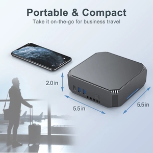 GK2มินิพีซี Win 11 PRO CPU J4105 quad-core 2.4G/ 5G dual WiFi BT 4.2กิกะบิตอินเทอร์เน็ตมินิพีซีคอมพิวเตอร์เดสก์ท็อปเกม - Product Image 4