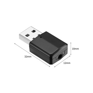 Doonjiey 2 in 1 USBワイヤレス5.0オーディオトランスミッター/レシーバーアダプター (TV/PC/カーグレースワイヤレストランスミッター/レシーバー用) - Product Image 2