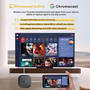 새로운 안드로이드 TV 박스 4K 플러스 스트리밍 장치 쿼드 코어 셋톱 박스 음성 원격 5G WIFI HD 안드로이드 14 8K 스마트 ON 플러스 TV 박스 - Product Image 4