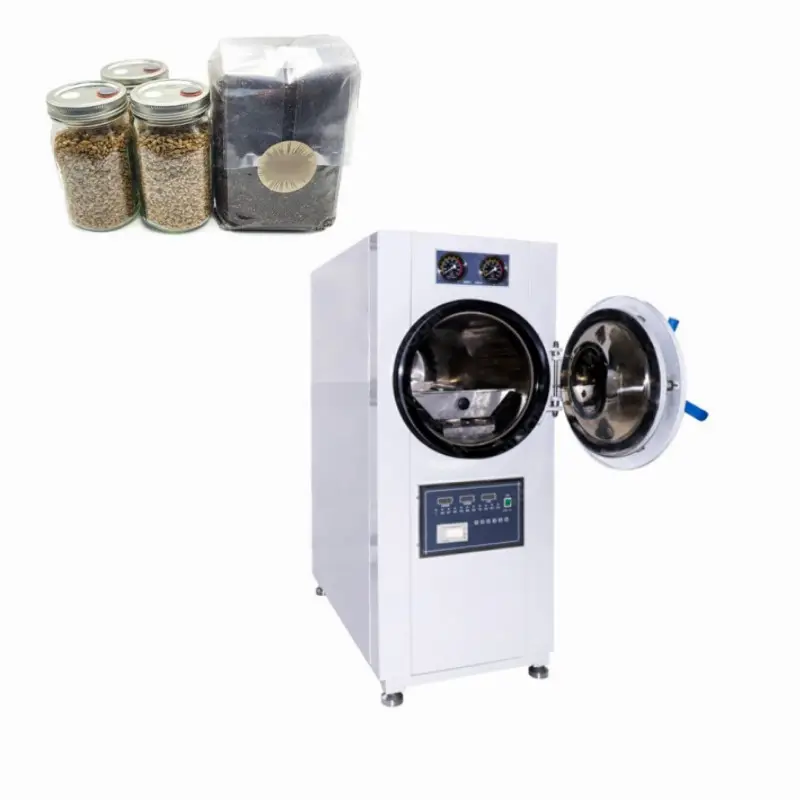 Autoclave automático de vapor horizontal al por mayor de China para cultivadores de setas