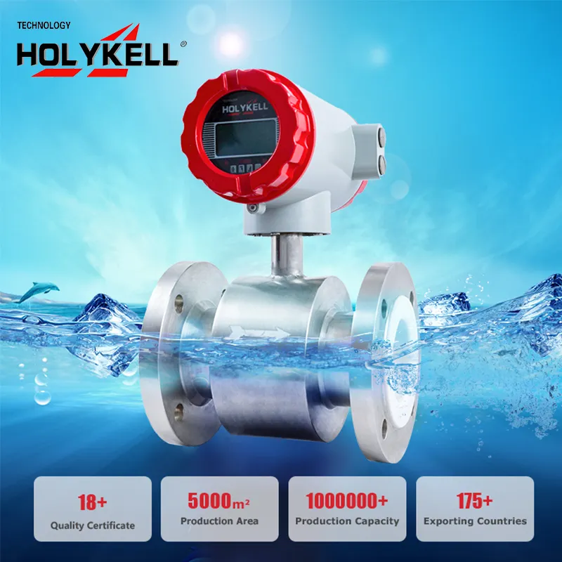 Akurasi tinggi susu magnetic flowmeter/flow meter elektromagnetik/susu flow meter