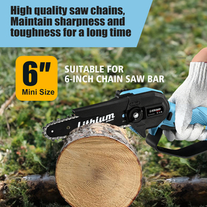 שרשרת החלפת chainsed מיני 6 אינץ 'עבור רשת חשמלי אלחוטי מסור חשמלי עמיד חיתוך עץ - Product Image 6