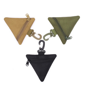 Mydays Outdoor Triangle Portable EDC Mini Coin Purse Tactical Waist Wallet <strong>Key</strong> Case <strong>Pouch</strong> for Hunting Camping - Product Image 6