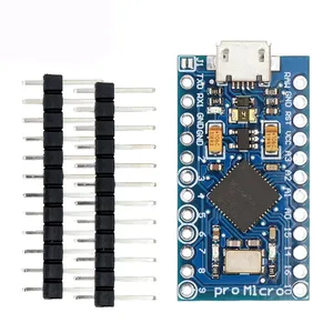 Pro Micro ATmega32U4 5V 16MHz Original-Chip Ersetzen Sie ATmega328 für Arduino Pro Mini mit 2-reihigem Stift kopf für Leonardo UNO R3