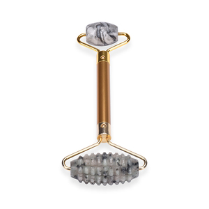 2020 neue freie probe gesichts <span class=keywords><strong>massage</strong></span> jade roller spike mit spikes nadeln für haut wiedergeburt - Product Image 6