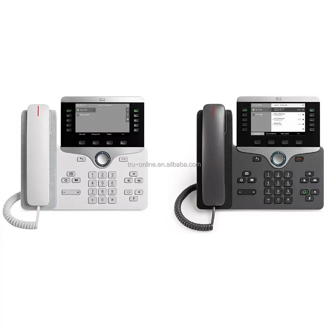 IP Phone 8811ซีรีส์8800ซีรี่ย์โทรศัพท์ IP จอแสดงผลแบบไวด์สกรีนสีเทาคุณภาพสูงการสื่อสารด้วยเสียง CP-8811-K9 =
