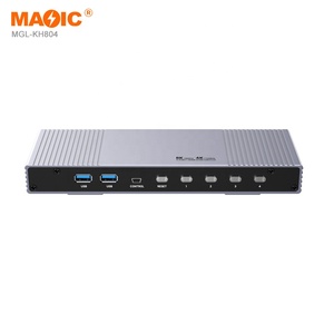 8K 30hz Manual Usb3.0 Hdmi 2.<strong>1</strong> Seamless <strong>Kvm</strong> Switcher 4 in <strong>1</strong> Out Seamless Hdmi <strong>Kvm</strong> Switcher with Usb3.0 Cables - Product Image 3