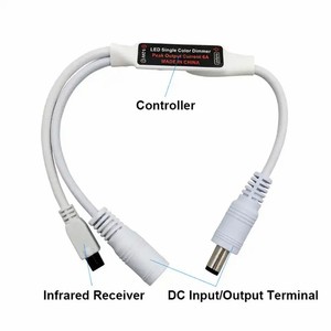DC12V 6A IR6キーLEDストリップ調光器ミニリモコン調光器単色LEDストリップコントローラー用 - Product Image 6