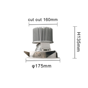 ไฟดาวน์ไลท์ LED 15W ปรับได้รอบ,พร้อมจอร์แดนสะท้อนแสง36D 30W 35W 40W COB LED ไฟดาวน์ไลท์ - Product Image 3