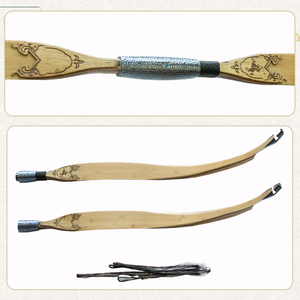 GEDENG Horse <strong>Bow</strong> Traditional Recurve <strong>Bow</strong> Archery Outdoor Hunting Pure Handmade Traditional Long <strong>Bow</strong> - Product Image 6