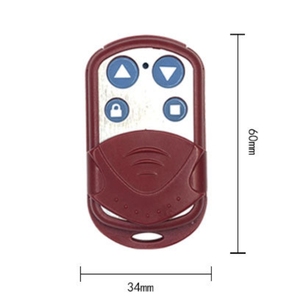 Chiave per porta in plastica per Garage 433MHz con codice di rotolamento a scomparsa telecomando colorato - Product Image 4