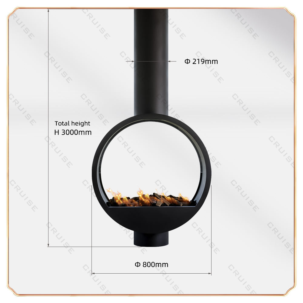 Perle-Bois Brûlant-800mm