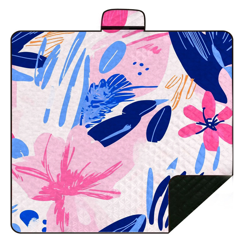 Manta de picnic ultrasónica con diseño, modelo 6.