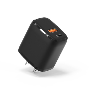 趋势产品2025新品PD20w Pd18w Usb a型C 2端口壁式充电器Qc3.0快速充电Usb适配器美国/欧盟/英国类型