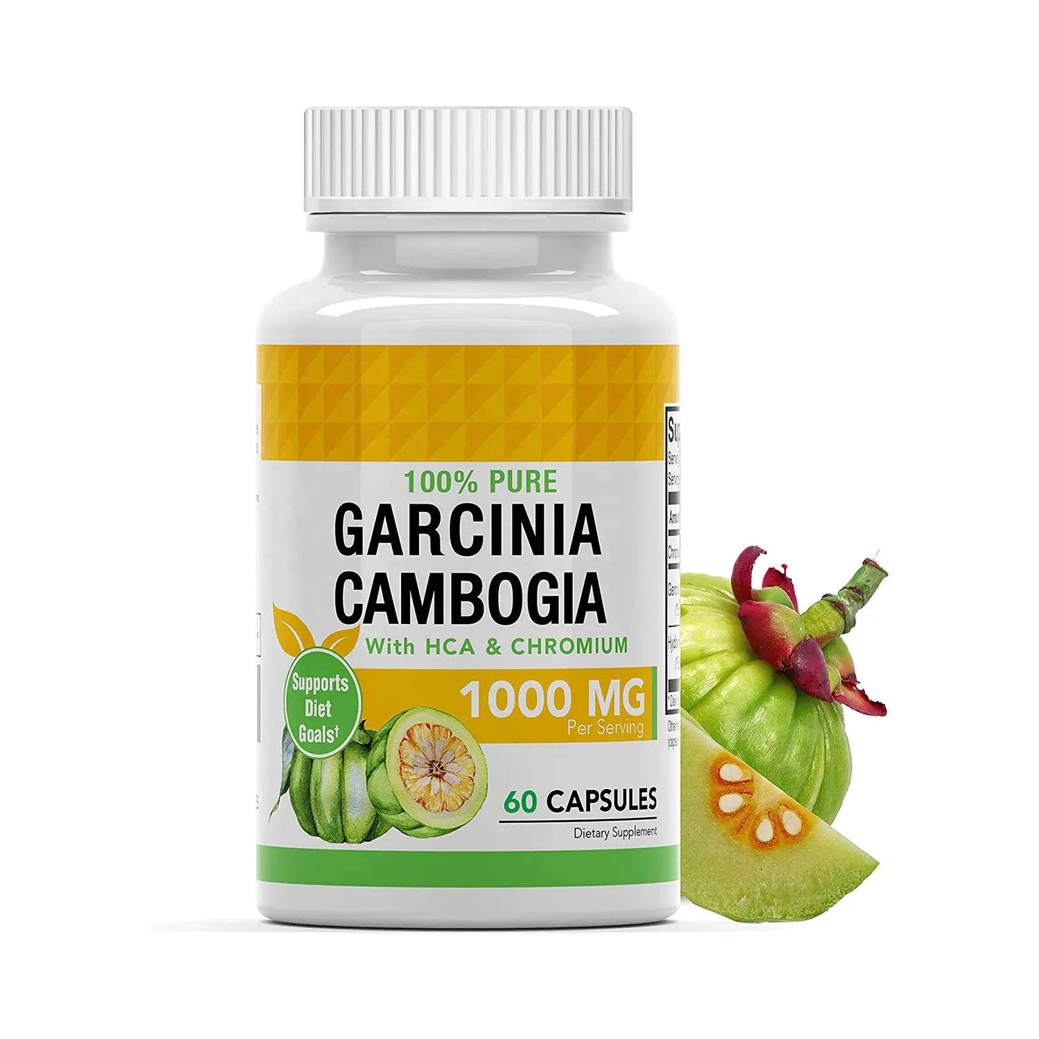 Cápsulas de Garcinia Cambogia para adelgazar, cápsulas para pérdida de peso efectivo, Etiqueta Privada, lista para enviar