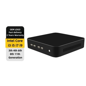 Hot Sale RAM 8GB SSD 128GB Thin Client WIFI Barebone 4K Core I3 I5 I7 Mini <strong>Computer</strong> PC With VGA 1HDMI <strong>Linux</strong> <strong>System</strong>