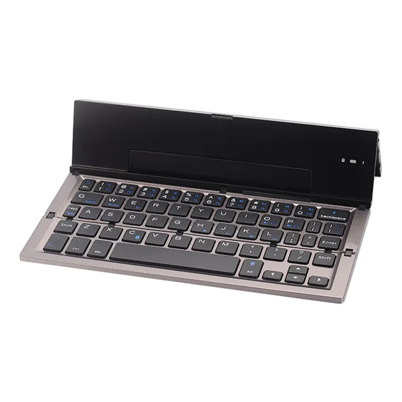 ミニBluetooth折りたたみ式PCキーボードポータブルノートブックビジネスラップトップ用3つ折りキーボードメカニカルワイヤレス広東省3.7V
