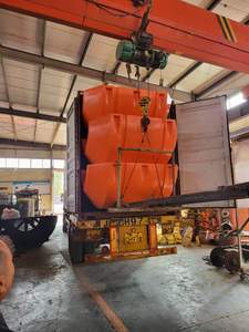 海洋项目疏浚MDPE塑料浮筒浮筒110毫米-1200毫米工厂价格用PU泡沫新原料 - Product Image 4