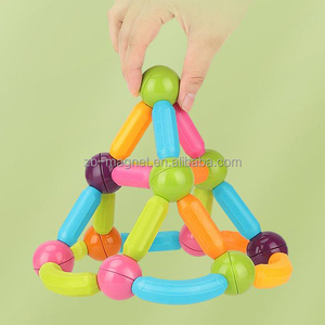 Free Samples ABS Plastic Safe Material <strong>Pattern</strong> Model Castle Magnetic <strong>Building</strong> <strong>Blocks</strong> Toys Strong Magnetic Sticks and Balls