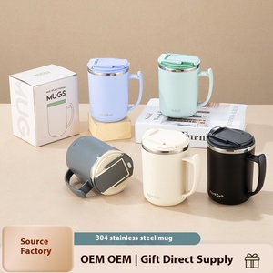 Kok kahve için sızdırmaz çay bardağı ile yüksek renk değeri su bardağı özelleştirilebilir Logo hediye kutusu 304 paslanmaz çelik kupa - Product Image 2