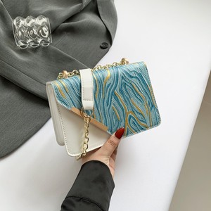 Large Capacity Color Collision Splicing Shoulder <strong>Bag</strong> New Popular Geometric Pattern Small square <strong>Bag</strong> Luxury Ladies <strong>Bag</strong> - Product Image 2