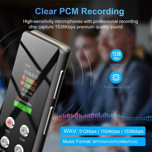 Neuer Mini Professional Audio Recorder Digitaler Sprach rekorder mit Touch-Button-Steuerung - Product Image 6